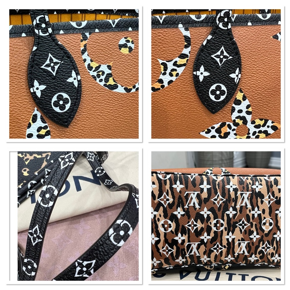 🎉 Authentic Louis Vuitton Monogram Giant Jungle Neverfull MM(No Pouch) - Picture 9 of 16